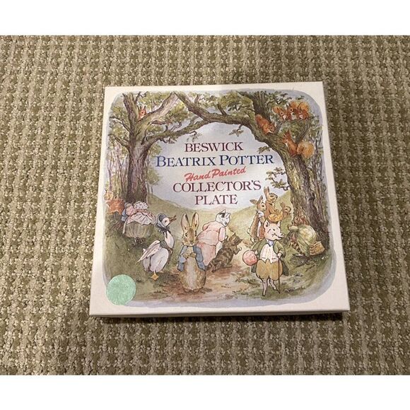 Vintage Beatrix Potter 1981 Third Edition Hand Painted Collector’s Plate - Picture 3 of 12